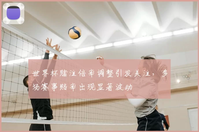 世界杯赌注倍率调整引发关注,多场赛事赔率出现显著波动